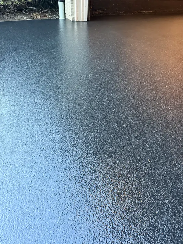Close up of black coating texture
